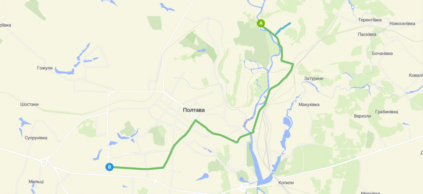 Маршрутка №61 у Полтаві: розклад, маршрут та зупинки